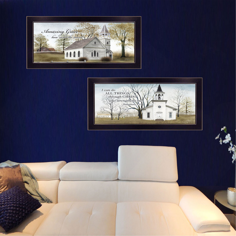 «Amazing Grace Collection», vignette de 2 pièces par Billy Jacobs, art mural imprimé, affiche prête à accrocher