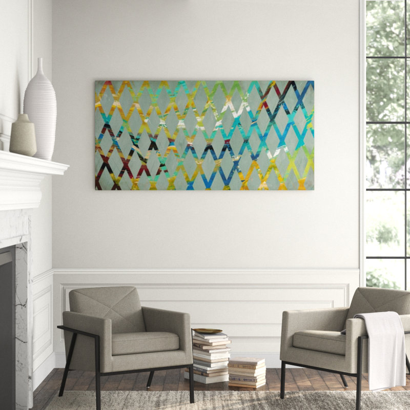 Cross Current Print by Sydney Edmunds, 40" H x 80" W, Outdoor