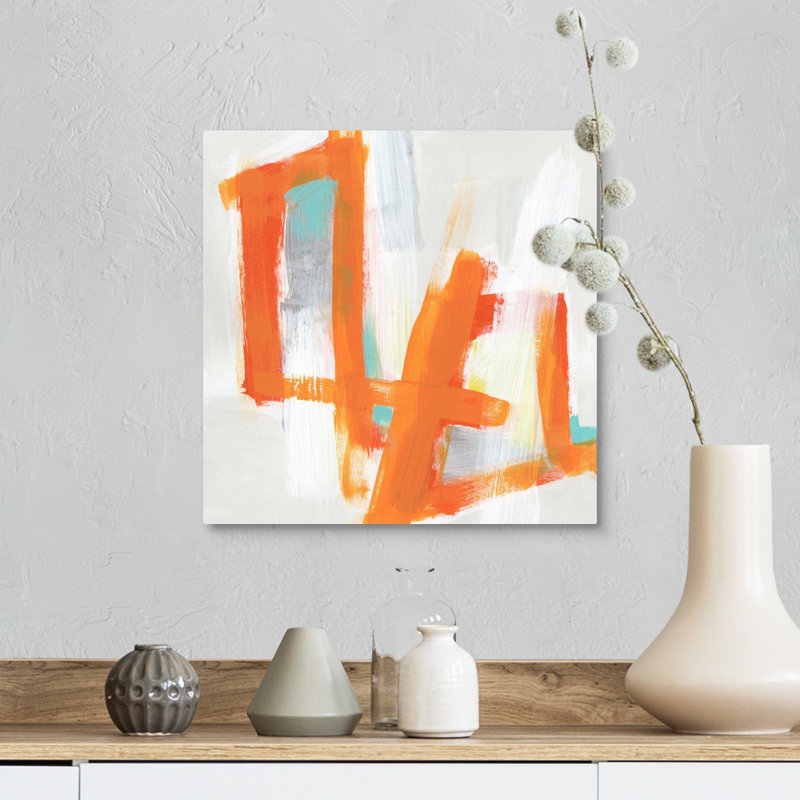 Reproduction d’art « reverb I » par June Erica vess, Toile tendue, H 20 po x l 20 po x 1,25 po