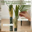 HOMCOM 120cm Artificial Palm Tree with 14 PEVA Leaves, Fake Plant, Green