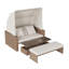 136cm Wide Straight Steel Patio Daybed