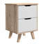 Lorreta 2 Drawer Bedside Table-1982005328