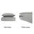 Deep Seat Chair Cushion Set of 2 - Gray-118159887