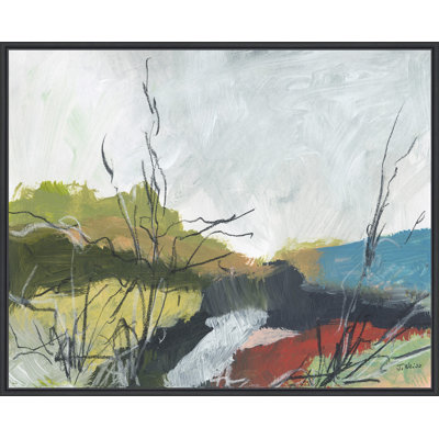 To the Sea No 2 - Cadre flottant, peinture sur toile