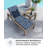 Meridian Outdoor Chaise Lounge Cushion – Weather-Resistant, Reversible, Plush Comfort-347652940