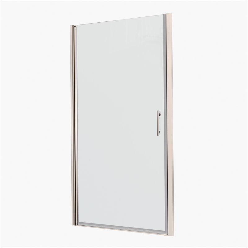 Universal Pivot Shower Door For Bathroom