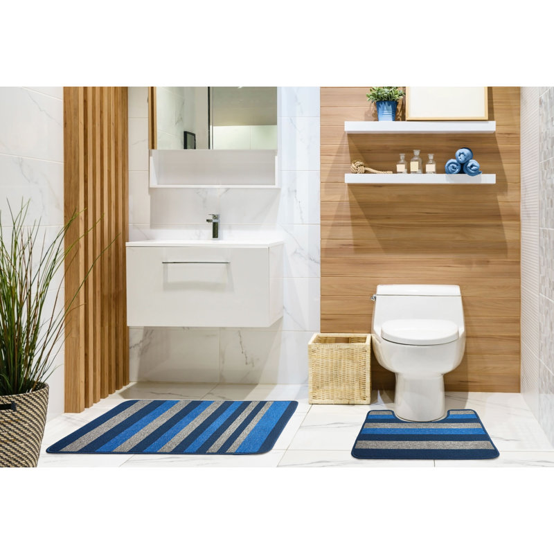 Elinor Polypropylene Plastic Non-Slip, Blue