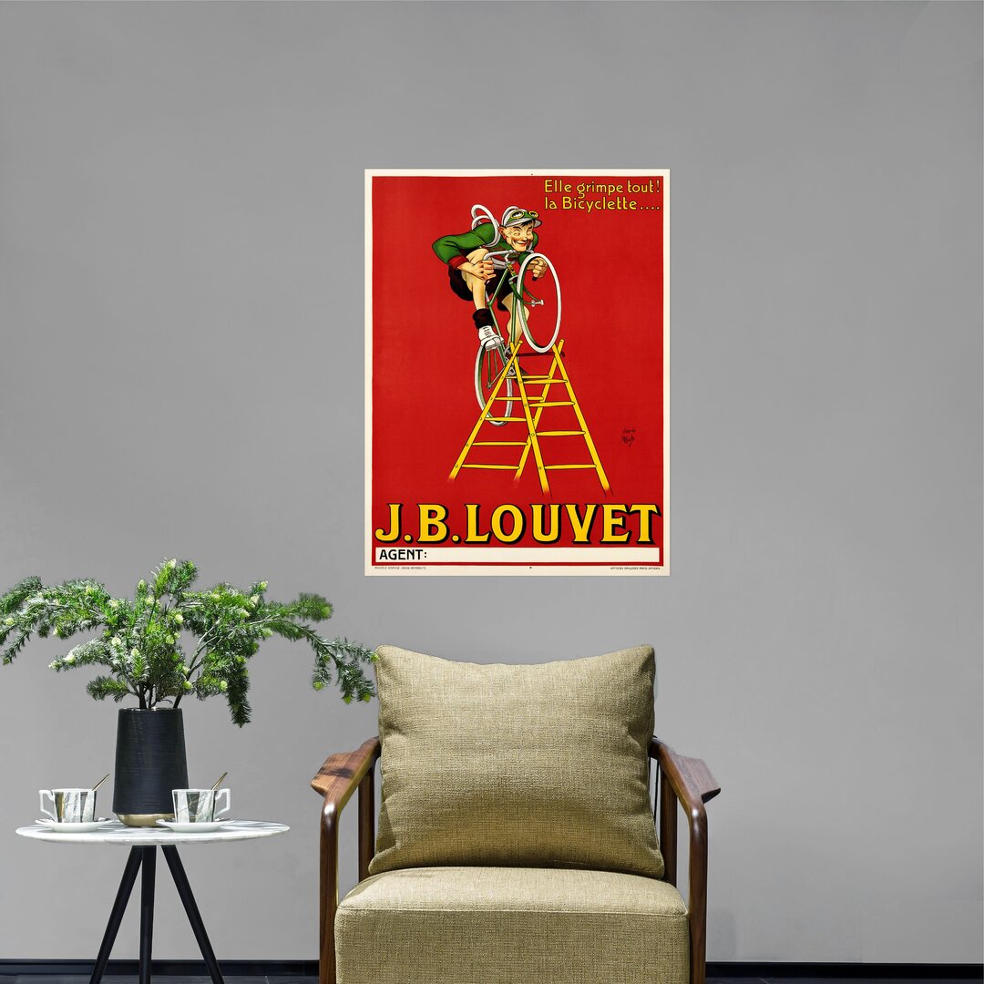 Poster Louvet Bicycles von Anonym