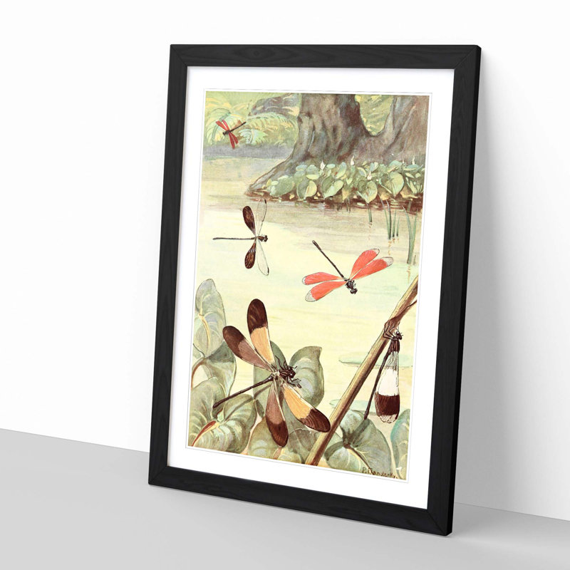 Paul Flanderky - Single Picture Frame Painting, Black