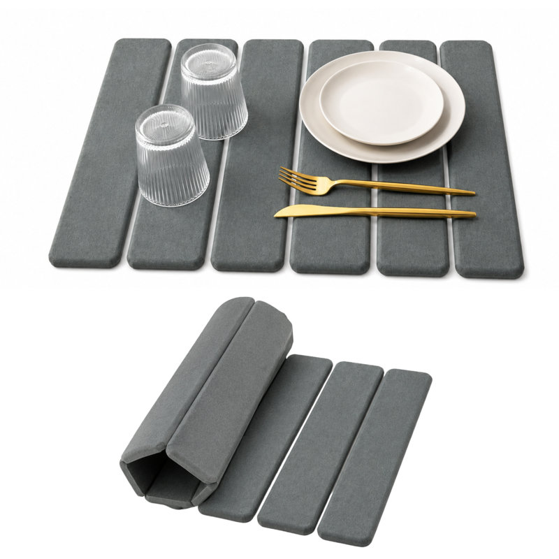 Diatomite Folding Drying Mat (18" x 15.75")