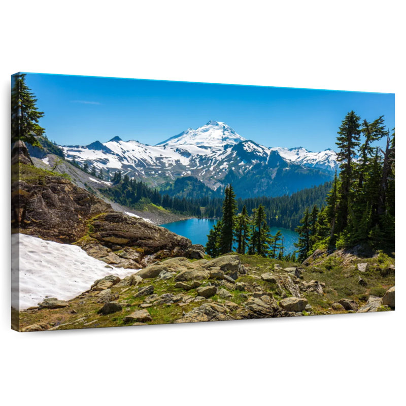 Paysage de montagnes Alvord North Cascades, H 26 po x l 39 po