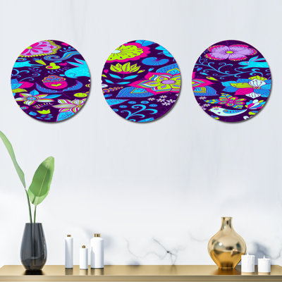 Plants & Flowers Wall Decor on Metal