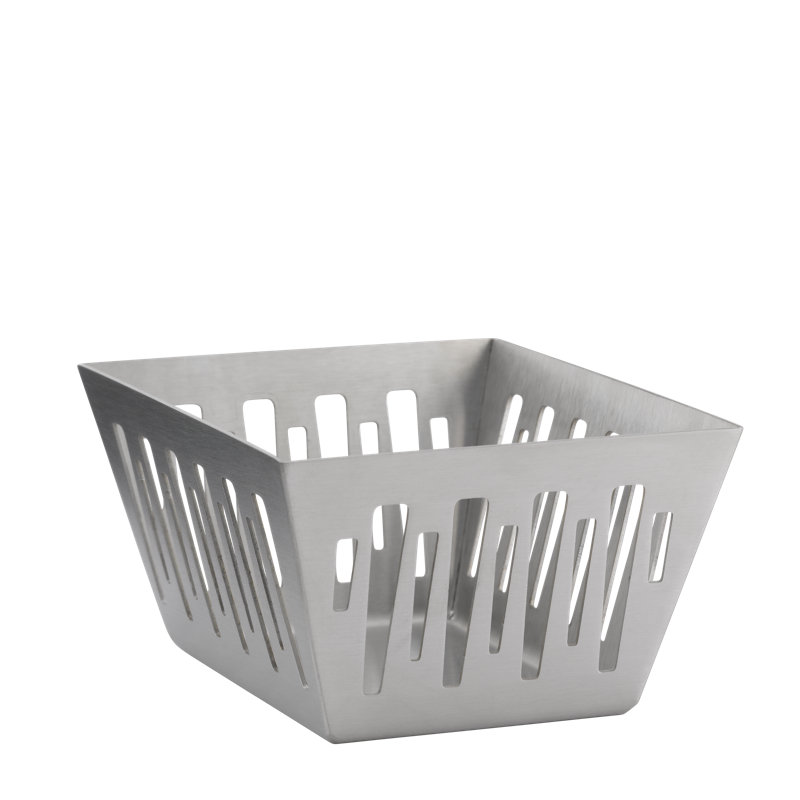 Panier à sucre en acier inoxydable, Argent argent