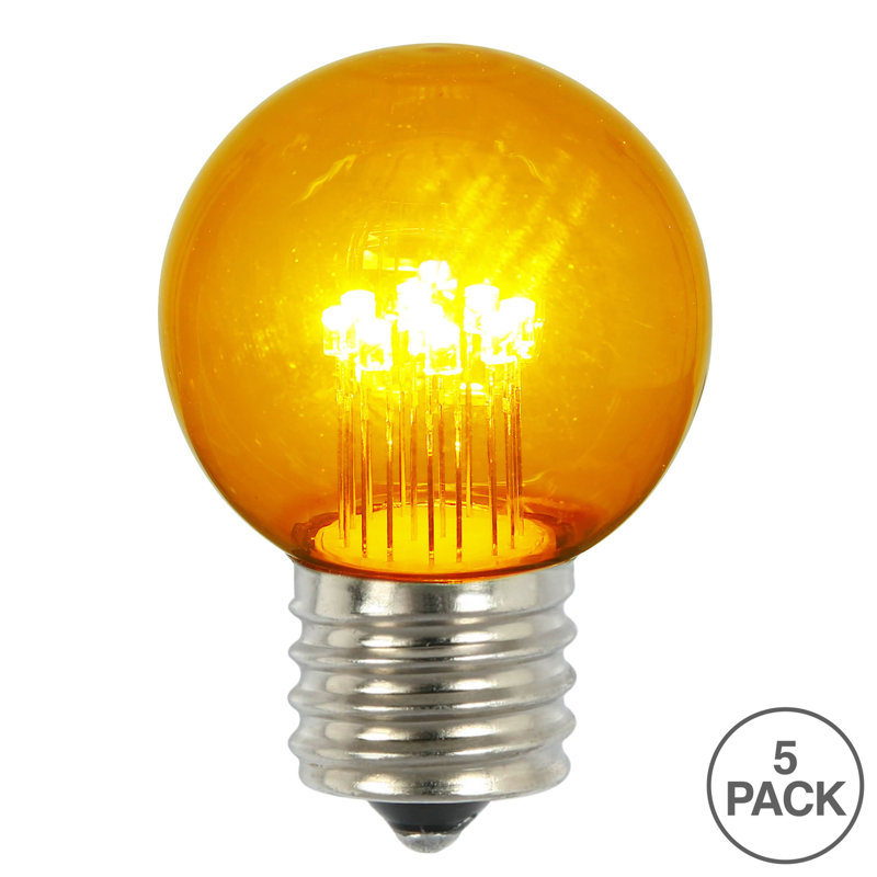 Bonin 60 Watt Equivalent Amber E26 LED Light Bulb