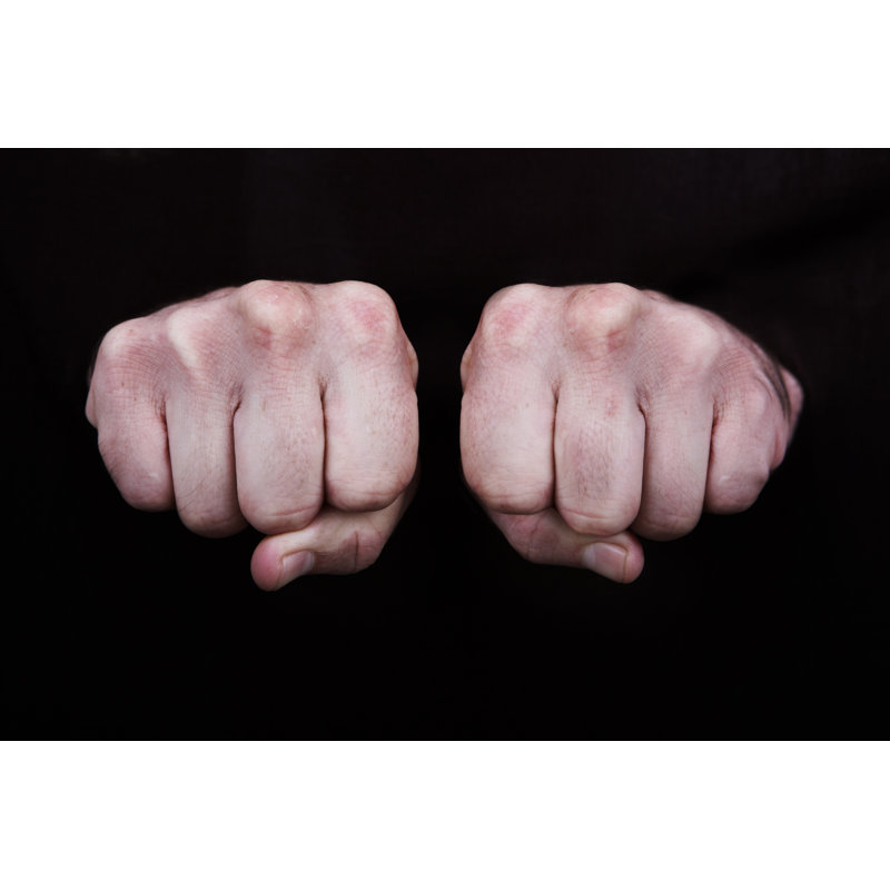 Fists by Hidesy, 32" H x 48" W