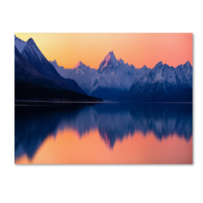 « mount cook néo-zélandais », reproduction de photo sur toile tendue