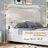 Modern Boucle Upholstered Bed with Adjustable Curved Headboard-372263199-372263193