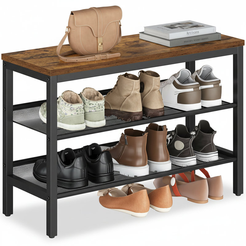 6 Pair Shoe Storage Cabinet