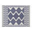 Grand tapis extérieur Elyz, motif tribal bleu et blanc, imperméable 9 x 12-123764812-123764815