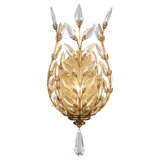 Crystal Laurel 1 - Light Flush Mounted Sconce