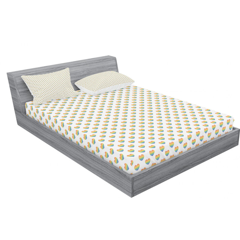 Microfiber Sheet Set, Queen Sheet Set + Fitted Sheet + 2 Pillowcases