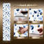 Adhésif mural auto-adhésif à motif d'aquarelle bleu géométrique P 23,6 po x H 118 po-129497963