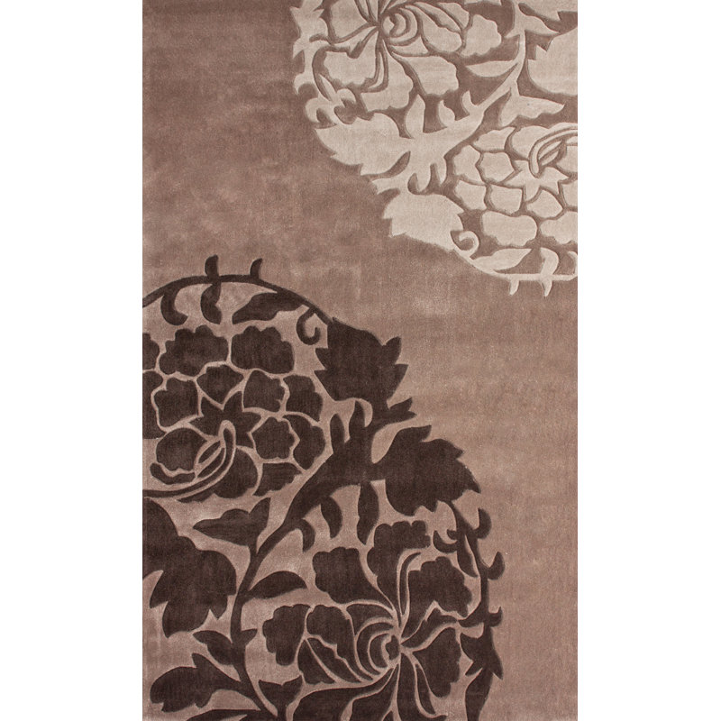 Tapis beige Sepviva Sunburst, 8 pi 3 po x 11 pi