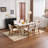 Upholstered Dining Chairs Set Of 4 With Rubber Wood Leg For Dining Room, Kitchen, Living Room.