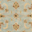 Tapis oriental en laine / coton / latex touffeté à la main Cranmore bleu clair / beige-19260657
