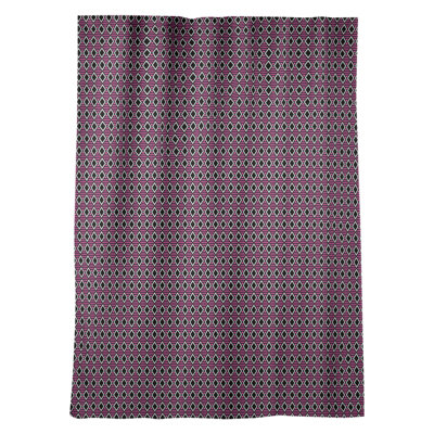 Panneau de rideau simple occultant et isolant avec passe-tringle diamants window Avicia