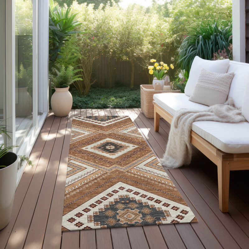 Tapis intérieur / extérieur Chayden Chantille ACN1010, Tapis de couloir 2 pi 3 po x 7 pi 6 po