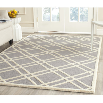 Deedgra Hand Tufted Wool Geometric Rug