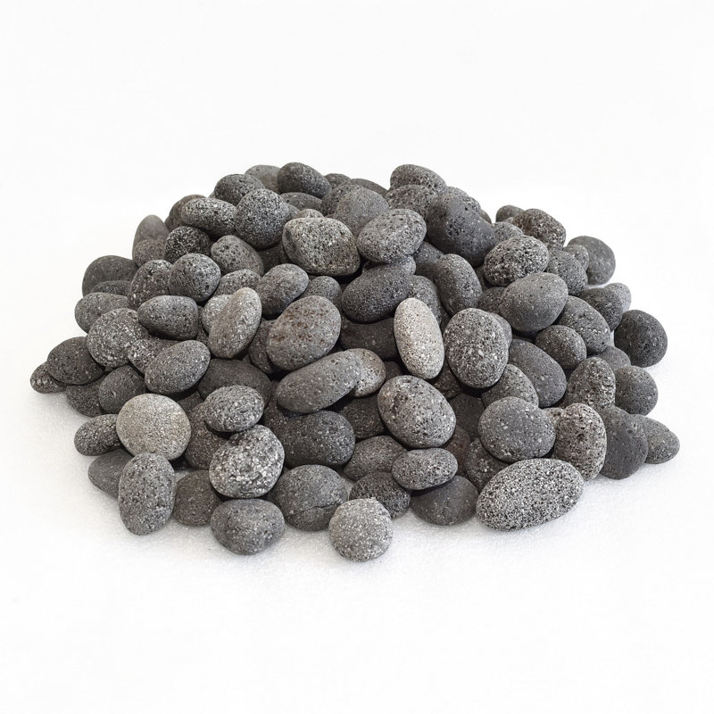 Pierres de lave foyer, sac de 22 lb, L 5 po x P 4 po