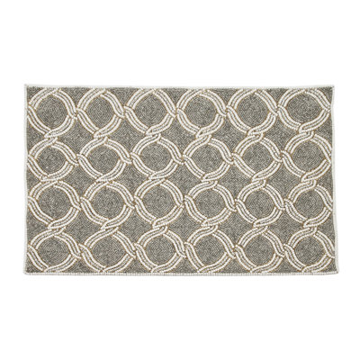 Silver Gray Art Deco Placemat