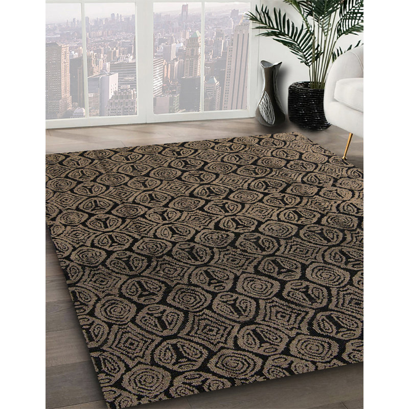 Abstract Indoor Rug, Square 6'
