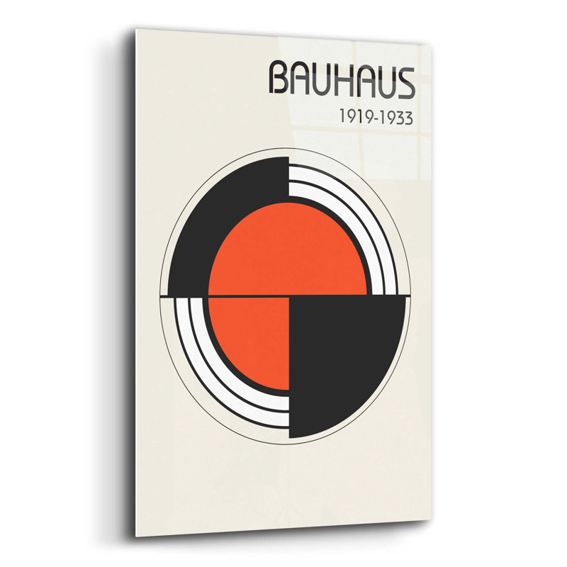 «Bauhaus 1 on plastique / acrylique» par Design Fabrikken, H 16 po x l 12 po x P 0,13 po