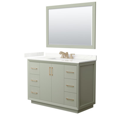 Meuble-lavabo simple avec plateau Strada 48