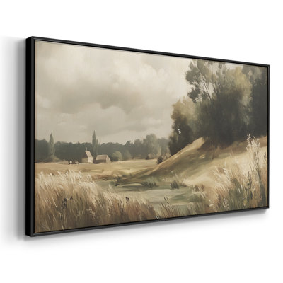Landscape Series-LXXVII Framed Canvas Print