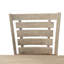 2 sièges de salle à manger modernes 2 pièces, bois rustique en échelle, coussin brun grisâtre et 2 tables à hauteur de comptoir tendance, chaises en bois massif, couleur, revêtement, finition laquée, procédure d'installation rapide