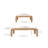Modern Rectangular Dining Table with 24-Inch Extension Leaf in Kepler Driftwood Finish