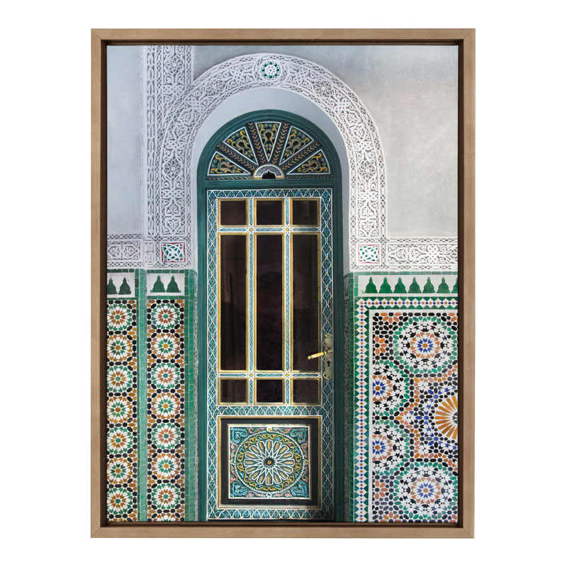 Impression d'art sur toile encadrée, "Morocco Essaouira" par Golie
