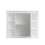 Meuble-lavabo à miroir avec lavabo et 2 portes à fermeture en douceur-618013157