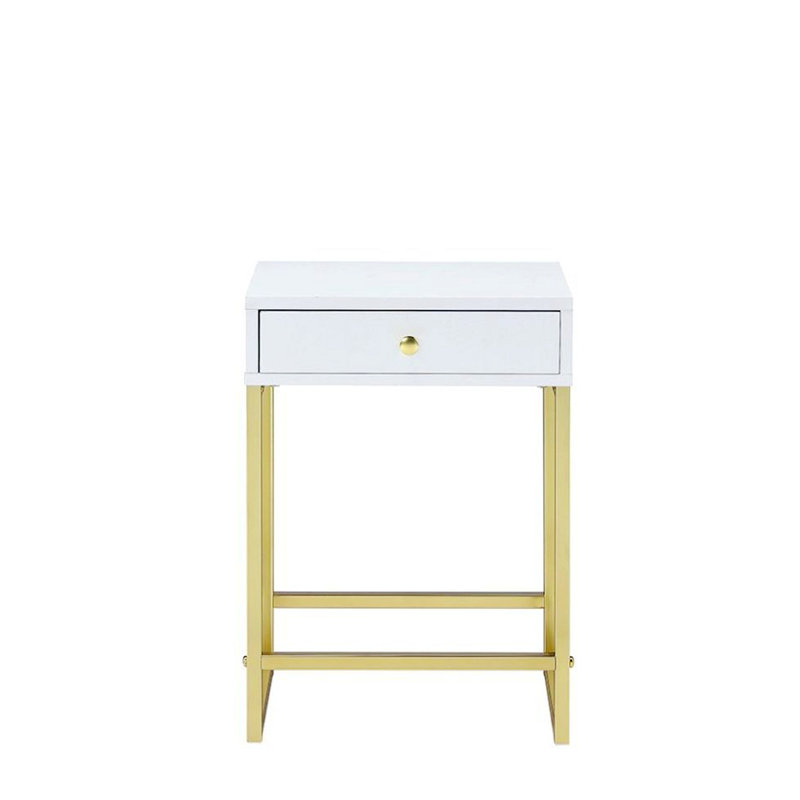 Equilla End Table with Storage, 22.07" H x 16.04" W x 12.03" D Duplicate
