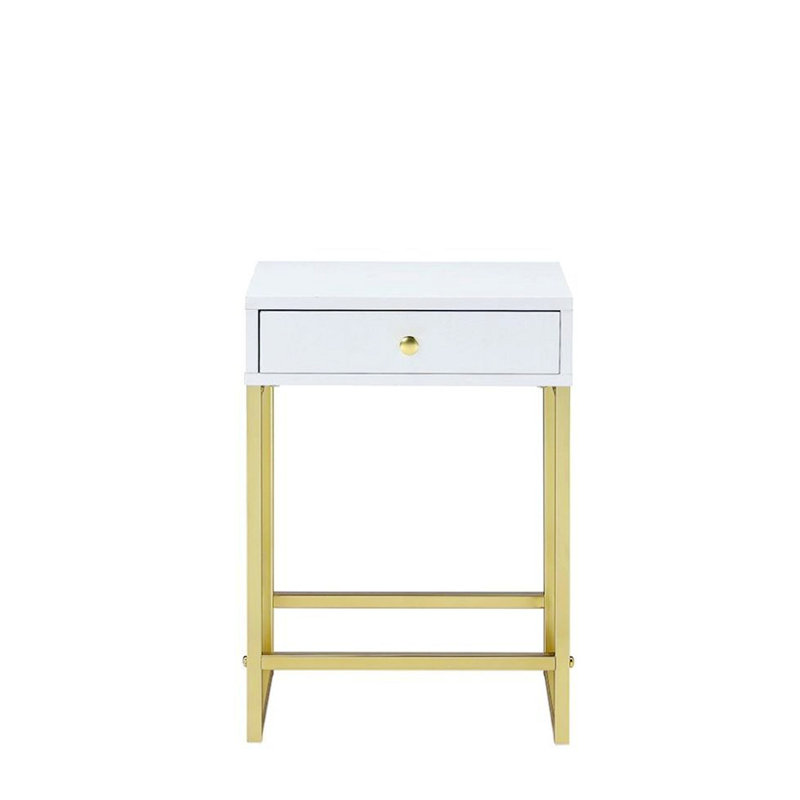 Equilla Top 1 End Table with Storage, 22.07" H x 16.04" W x 12.03" D Duplicate