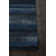 Tapis moderne en polyester tissé à la main à rayures bleues / grises Youngquist