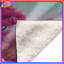 Couvertures roses à motif floral-129211577