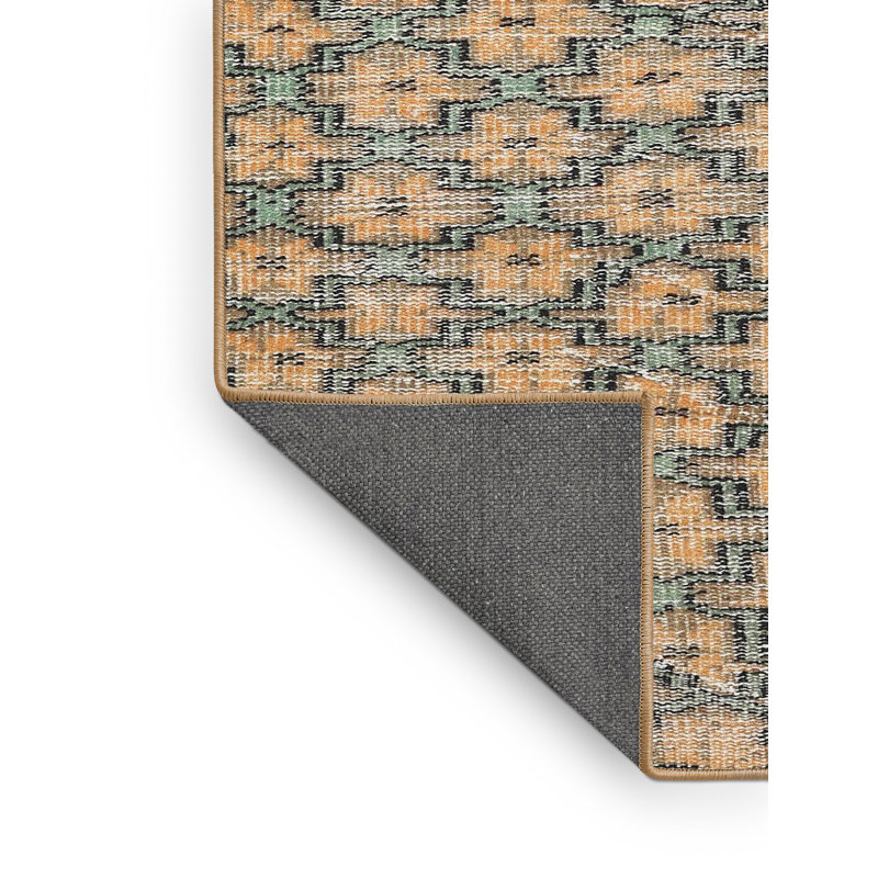 Tapis traditionnel beige / vert Colello, Rectangle 2 pi x 3 pi