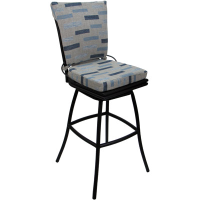 Block Weave Blue Beige