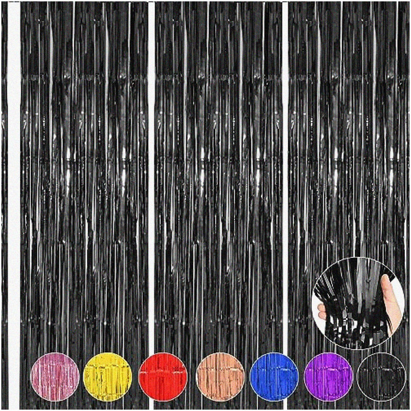 Golden Glitter 2024 Graduation Party Pack with 24 Double-Sided Cutouts