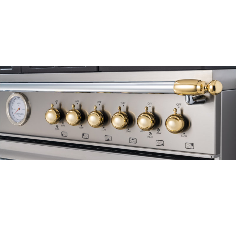 Bertazzoni Range & Hood Kit, Gold